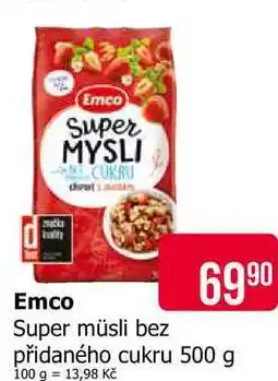 Teta Emco Super müsli bez přidaného cukru nabídka