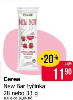 Teta Cerea New Bar tyčinka 28 nebo nabídka