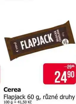 Teta Cerea Flapjack 60 g, různé druhy nabídka