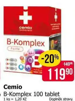 Teta Cemio B-Komplex 100 tablet nabídka