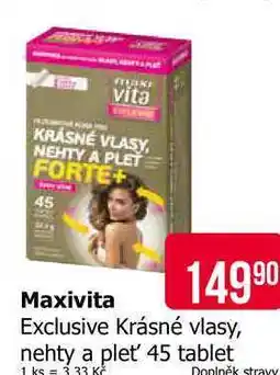 Teta Maxivita Exclusive Krásné vlasy, nehty a pleť 45 tablet nabídka