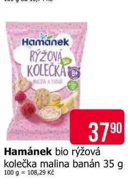 Teta Hamánek bio rýžová kolečka malina banán nabídka