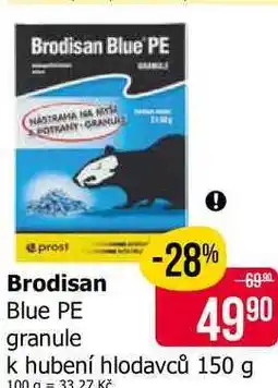 Teta Brodisan Blue PE granule k hubení hlodavců nabídka