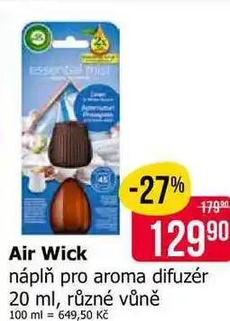Teta Air Wick náplň pro aroma difuzér 20 ml, různé vůně nabídka