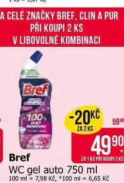 Teta Bref WC gel auto nabídka