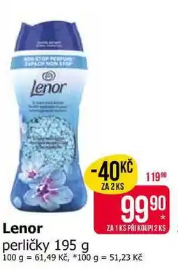 Teta Lenor Unstoppables Vonné Perličky 195g, vybrané druhy nabídka