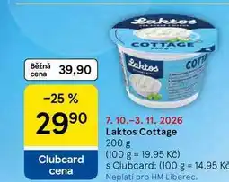 Tesco Laktos Cottage nabídka