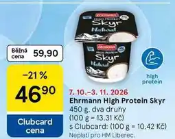 Tesco Ehrmann High Protein Skyr nabídka