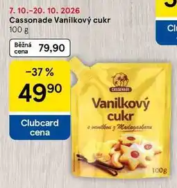 Tesco Cassonade Vanilkový cukr nabídka