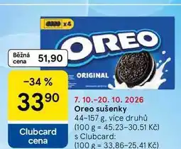Tesco Oreo sušenky nabídka