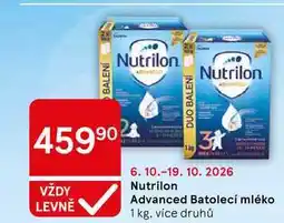 Tesco Nutrilon Advanced Batolecí mléko nabídka