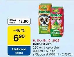 Tesco Hello Pitíčko, 250 ml, více druhů nabídka