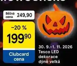 Tesco Tesco LED dekorace dýně velká nabídka