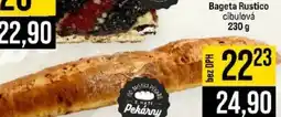 Jip Pekárny Bageta Rustico cibulová nabídka