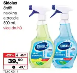Barvy a laky drogerie Sidolux čistič na okna a zrcadla nabídka