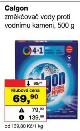 Barvy a laky drogerie Calgon změkčovač vody proti vodnímu kameni nabídka