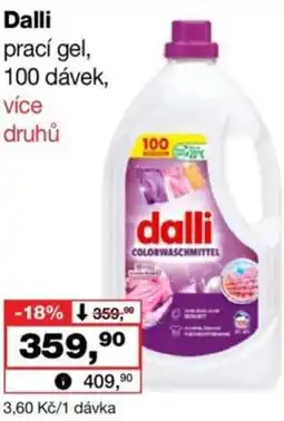 Barvy a laky drogerie Dalli prací gel nabídka