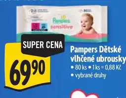 Albert Pampers dětské vlhčené ubrousky nabídka
