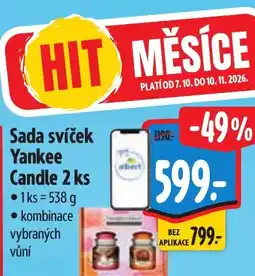 Albert Yankee Candle nabídka
