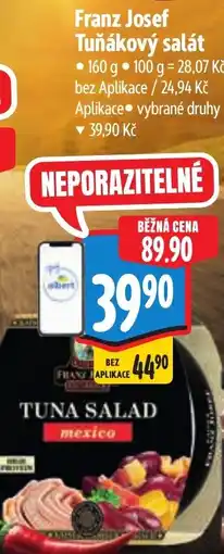 Albert Franz Josef tuňákův salát nabídka