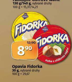Coop Opavia fidorka nabídka