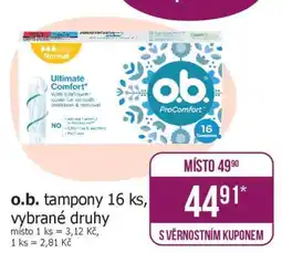 Teta o.b. tampony 16 ks nabídka