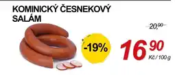 ZEMAN Kominický česnekový salám nabídka