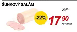 ZEMAN Šunkový salám nabídka