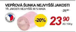 ZEMAN Vepřová šunka nejvyšší jakosti nabídka