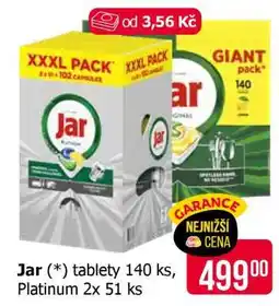 Teta JAR Tablety nabídka