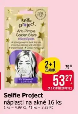 Teta Selfie Project náplasti na akné 16 ks nabídka