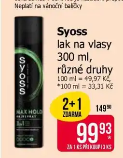 Teta Syoss Lak na vlasy 300 ml nabídka