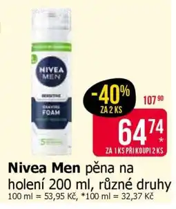 Teta Nivea Men pěna na holení 200 ml nabídka