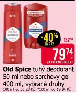 Teta Old Spice tuhý deodorant 50 ml nebo sprchový gel 400 ml nabídka
