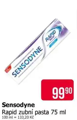 Teta Sensodyne Rapid zubní pasta 75 ml nabídka