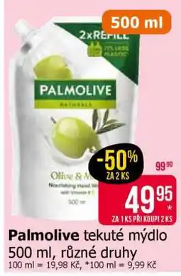 Teta Palmolive tekuté mýdlo nabídka