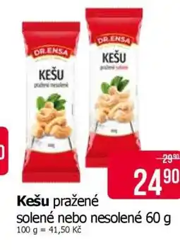 Teta Kešu pražené solené nebo nesolené 60 g nabídka