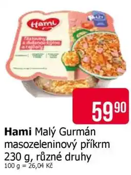 Teta Hami Malý Gurmán masozeleninový příkrm nabídka