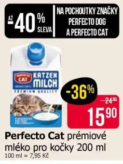 Teta Perfecto Cat prémiové mléko pro kočky 200 ml nabídka