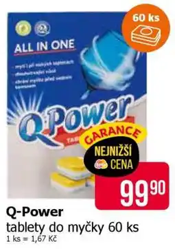 Teta Q-Power tablety do myčky 60 ks nabídka