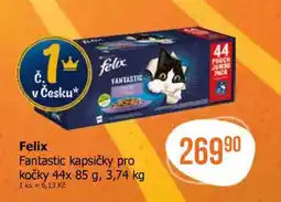 Teta Felix Fantastic kapsičky pro kočky 44x 85 g, 3,74 kg nabídka