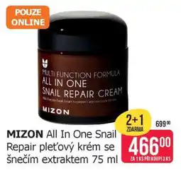 Teta MIZON All In One Snail Repair pleťový krém se šnečím extraktem 75 ml nabídka