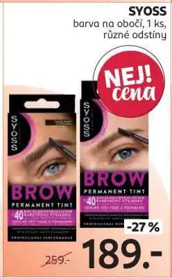 Rossmann Syoss nabídka
