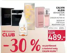 Rossmann CALVIN KLEIN dámská EdP, 30 ml nabídka