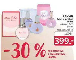 Rossmann LANVIN Éclat d’Arpège Sheer nabídka