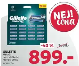 Rossmann Gillette Mach3 nabídka