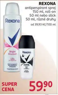 Rossmann Rexona nabídka