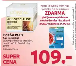 Rossmann L'oreal Paris Age Specialist nabídka