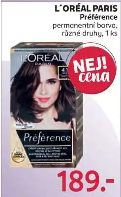 Rossmann L'ORÉAL PARIS PRÉFÉRENCE nabídka