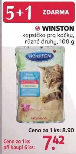 Rossmann WINSTON kapsička pro kočky nabídka